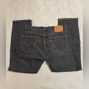 Levi's Men's 505 Black Jeans size 34x30